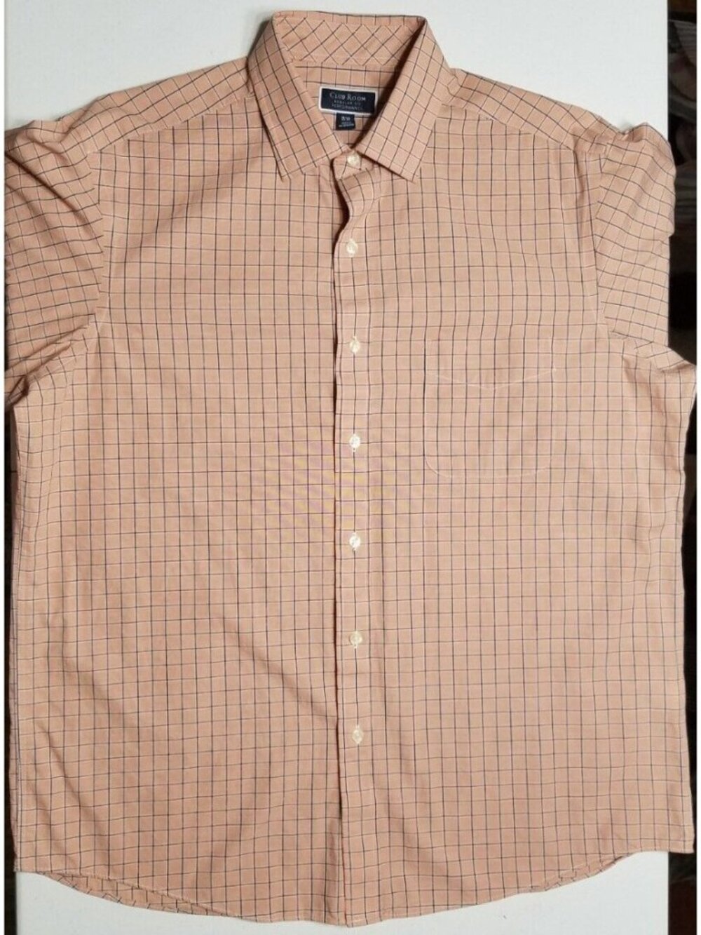 Club Room Performance Long Sleeve Button Up Business Casual Office Shirt 16.5